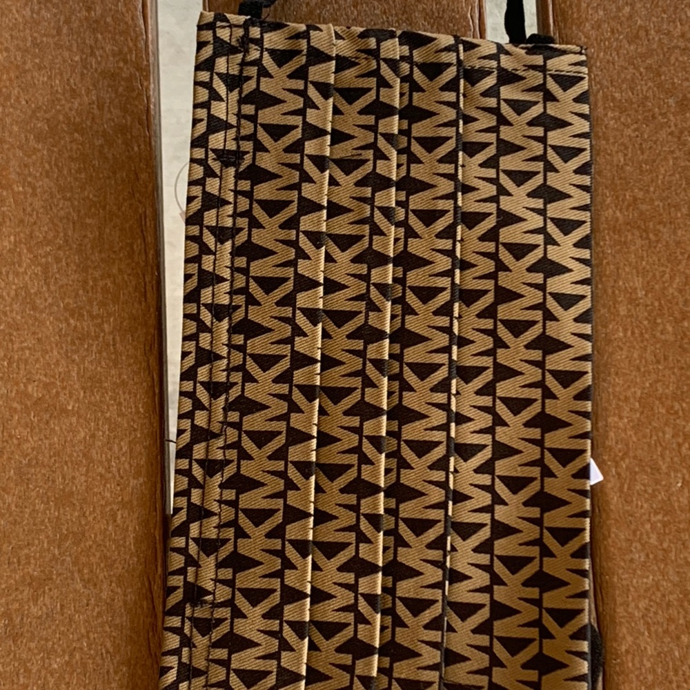 Michael Kors face masks brown